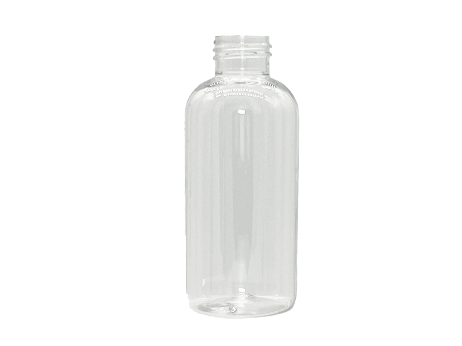 1 oz 20-410 Clear PET Boston Round - Bay Area Bottles