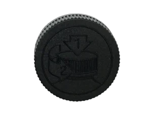 20-400 Pictorial Black Child Resistant Cap Foam Liner