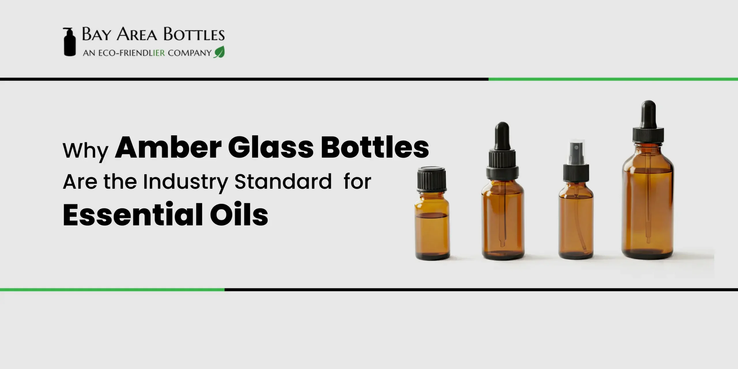 Amber Glass Bottles for Essential Oils