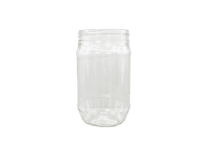 16 oz 70-400 Clear Swirl Bottom PET Jar