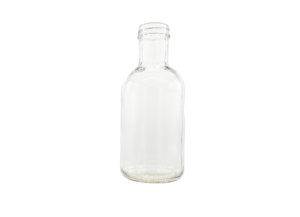 16 oz 38-400 Clear Glass Stout Bottle